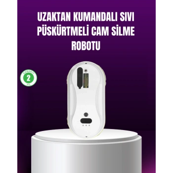 AI Akıllı Rotalı Otomatik Cam Temizleme Robotu