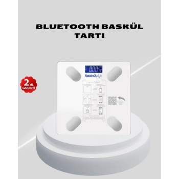 Akıllı Bluetooth Tartı – 8 Farklı Ölçüm Verisi, Otomatik Kişi Tanıma