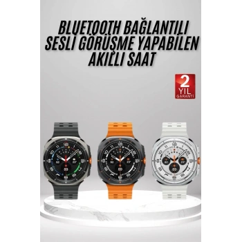 Akıllı Saat Amoled Ekran Bluetooth Bağlantılı Sağlık Takibi GPS Uyumlu