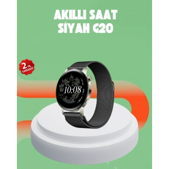 Akıllı Saat – Dokunmatik Ekran, Kalp Atışı ve Spor Takibi