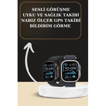 Akıllı Saat Sesli Görüşme Titreşimli GPS Bağlantısı Müzik Dinleme Sosyal Medya Bildirimleri