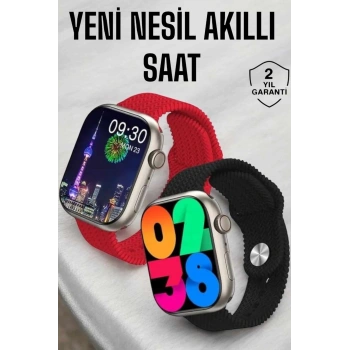 Akıllı Saat Tema Değiştirme Uyku ve Sağlık Takibi Bluetooth Bağlantılı