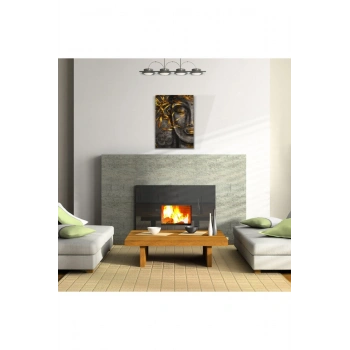 Altın Kadın Canvas Tablo (50x70)