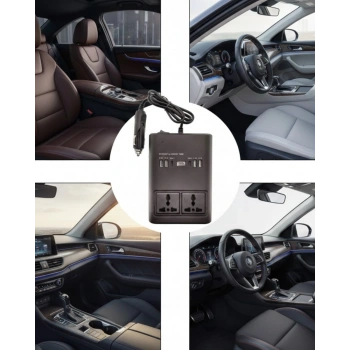 Araç Çakmak Girişli Güç İnvertörü 150W