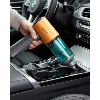 Araç İçi Kablosuz El Süpürgesi Yüksek Emiş Gücü ve HEPA Filtre