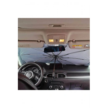 Araç Şemsiyesi Bütün Araçlara Uyumlu Katlanabilir Şemsiye Güneşlik