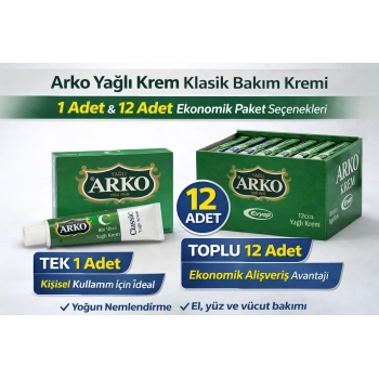 Arko Yağlı Krem Klasik Bakım Kremi 1 ADET