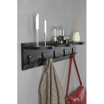 Askılık Duvar Elbise Askılığı Portmanto 80 Cm Bendir