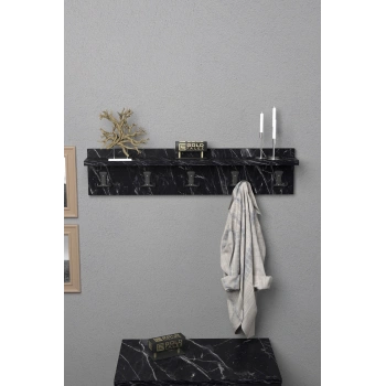 Askılık Duvar Elbise Askılığı Portmanto 80 Cm Bendir Düz