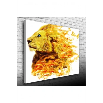 Aslan Kral Canvas Tablo (50x70)