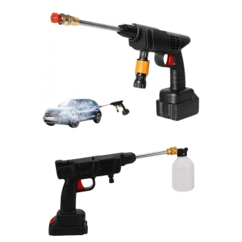 Bahçe Sulama Tabancası Makinesi Yüksek Basınçlı Akülü Yıkama Makinesi