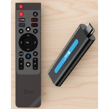 Bas Konuşlu Kumandalı 8K TV Stick Akıcı Yayın Deneyimi
