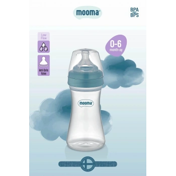 Biberon Anti Kolik Biberon 250 ml Kapaklı Biberon 0 - 6 Ay (Yavaş Akış)