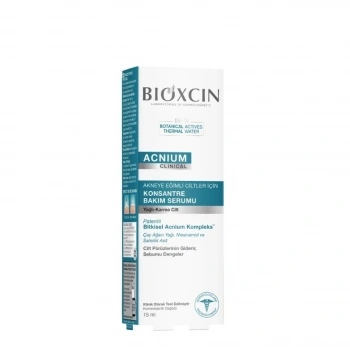 Bioxcin Acnium Karma ve Yağlı Ciltler İçin Konsantre Bakım Serumu 15 ml