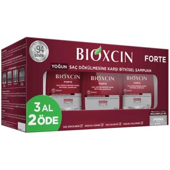 Bioxcin Forte Saç Dökülmesine Karşı Bakım Şampuanı 300 ml - 3 Al 2 Öde