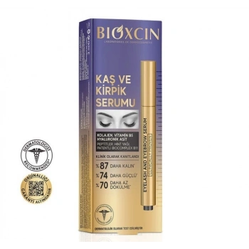 Bioxcin Kolajen ve Hyaluronik Asit İçerikli Kaş ve Kirpik Serumu 3 ml