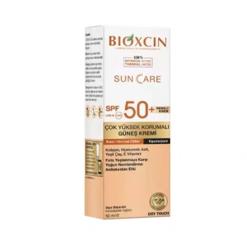 Bioxcin Sun Care Çok Yüksek Korumalı Kuru Ciltler Tinted Spf 50+ 50 ml Renkli Güneş Kremi