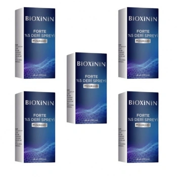 Bioxinin Forte Minoksidil %5 Deri Spreyi 60 ml 5 Adet