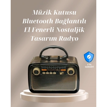 Bluetooth Bağlantılı Taşınabilir Hoparlör – FM/AM Radyo Özellikli, Şarj Edilebilir Batarya, 1 kg