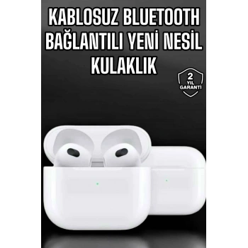 Bluetooth Kulaklık 3.Nesil Kablosuz Uzun Pil Ömrü Dokunmatik Kontrol
