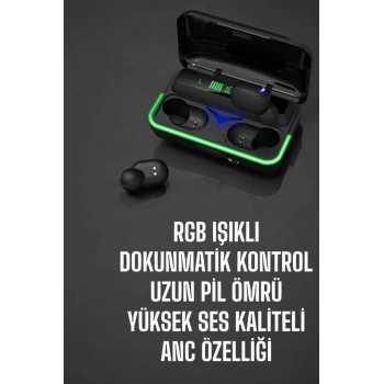 Bluetooth Kulaklık Powerbankli Yüksek Ses Kaliteli Şarj Göstergeli