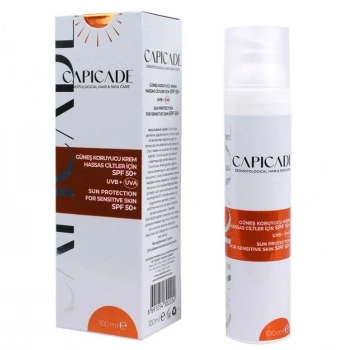 Capicade Güneş Koruyucu Krem Hassas Ciltler İçin Spf 50+ 100 ml