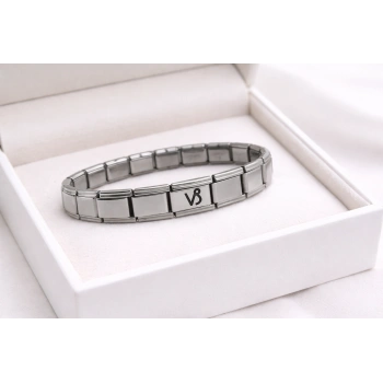 Çelik Nomination Bileklik Oğlak Burcu | Paslanmaz Çelik Burç Bilekliği | Şık ve Dayanıklı Takı