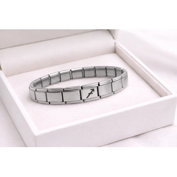 Çelik Nomination Bileklik Yay Burcu | Paslanmaz Çelik Burç Bilekliği | Şık ve Özgür Ruhlu Tasarım