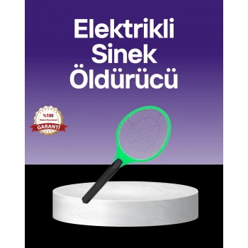 Çocuk ve Evcil Hayvan Dostu Elektrikli Sinek Raketi | Güvenli Kullanım