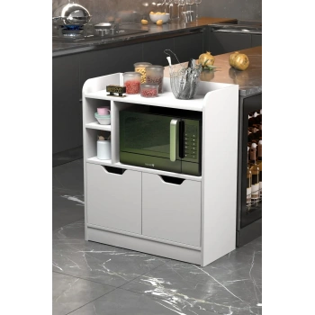 Çok Amaçlı Fırın Dolabı Beyaz