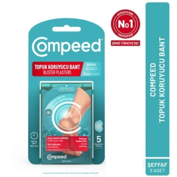 Compeed Topuk Koruyucu Bant Şeffaf 5li