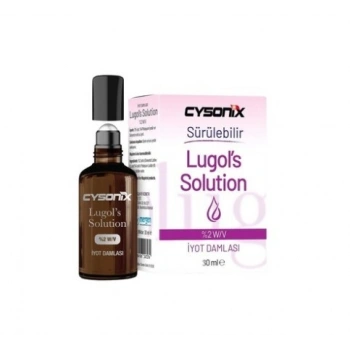 Cysonix Sürülebilir Lugol Solution %2 30 ml