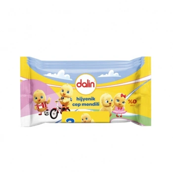Dalin Hijyenik Islak Cep Mendil 3lü 15 Yaprak