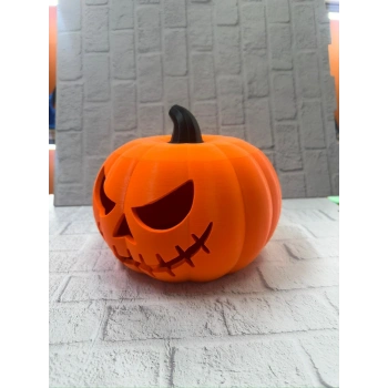 Dekoratif Balkabağı Şekerlik 21×15 cm Kapaklı Turuncu Kutu