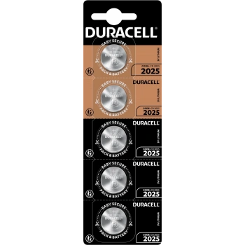 Duracell CR2025 3V Lityum Pil 5li Paket