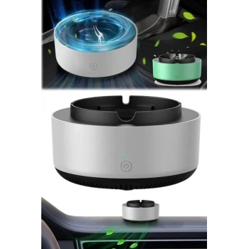 Elektronik Akıllı Küllük Hava Temizleyici Kokusuz Kül Tablası Anti-Duman