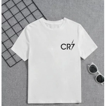 Erkek Çocuk Baskılı T-Shirt - Beyaz