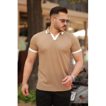 Erkek Hemşire Yaka Kısa Kollu Tişört