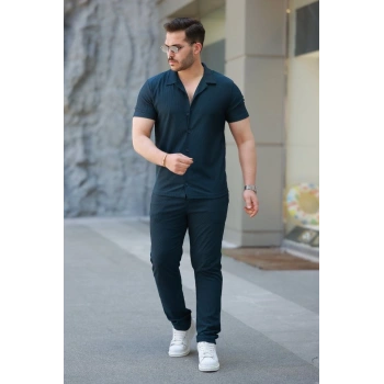 Erkek Ottoman Kumaş Pantolon Gömlek Takım