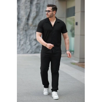 Erkek Ottoman Kumaş Pantolon Gömlek Takım