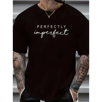 Erkekler Için PERFECTLY Günlük Tişört  - Siyah