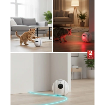 Evcil Hayvan ve Bebek Takip Kamerası Otomatik Şarj ve Muhafız Modu