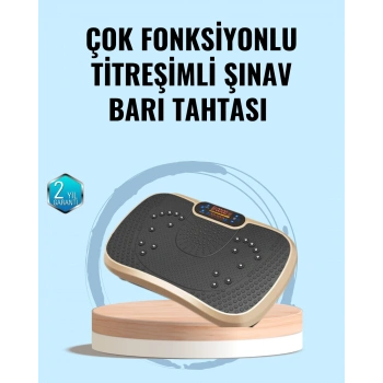Evde Spor İçin Titreşimli Plate Fitness Platformu