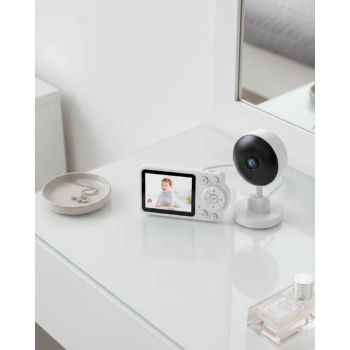 FHSS Teknolojili Güvenli Bebek Monitörü Net Görüntü