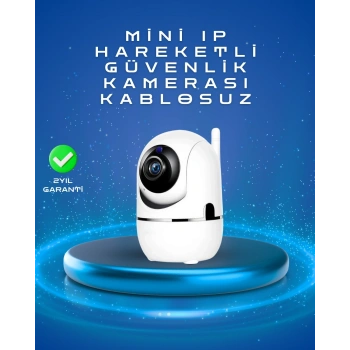 Full HD 1080P Kablosuz Pan & Tilt Güvenlik Kamerası – Hareket Takipli ve İki Yönlü Sesli