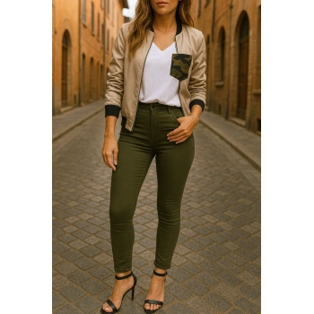 Gabardin Kumaş Yüksek Bel Pantolon 90 Cm 4XLbel40cm