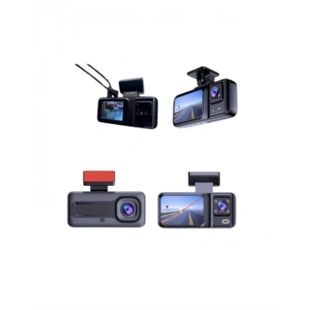 Geri Görüş Destekli Full HD Araç Kamerası – Gelişmiş 3 Kameralı Kayıt Çözümü