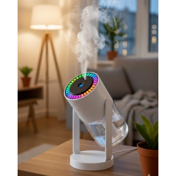 Gökyüzü Projektörlü Buhar Makinesi Ev Ofis ve Araç Uyumlu