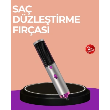 Hacim Veren ve Saç Elektriklenmesini Önleyen Sıcak Hava Fırçası