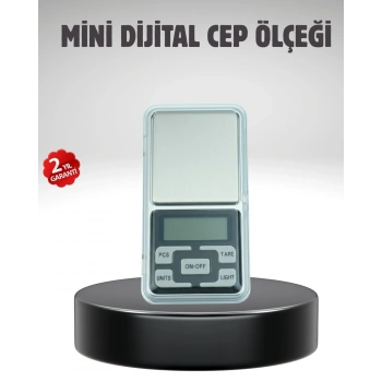 Hassas Tartım İçin Dijital Cep Terazisi Sayma Modlu
